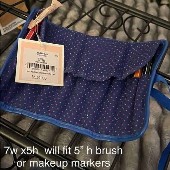 Vintage og juicy couture pencil/marker case bag holder rollup - Picture 6 of 8